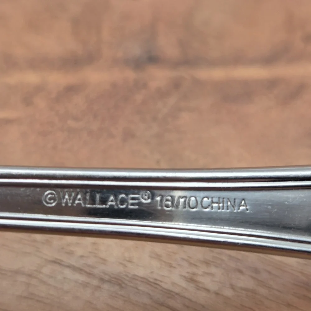 Set Of 5 Wallace Rockport Dinner Forks 18/10 Stainless Steel